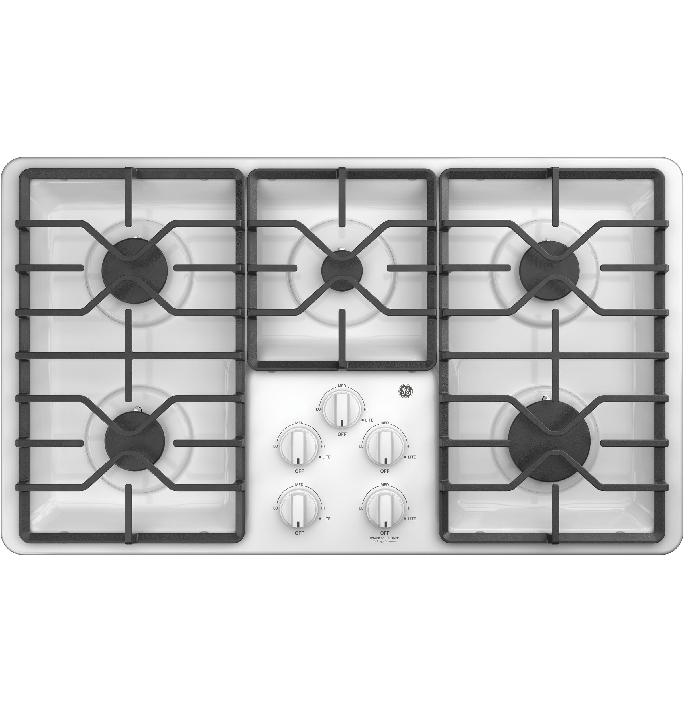 GE GE® 36" Built-In Gas Cooktop with Dishwasher-Safe Grates