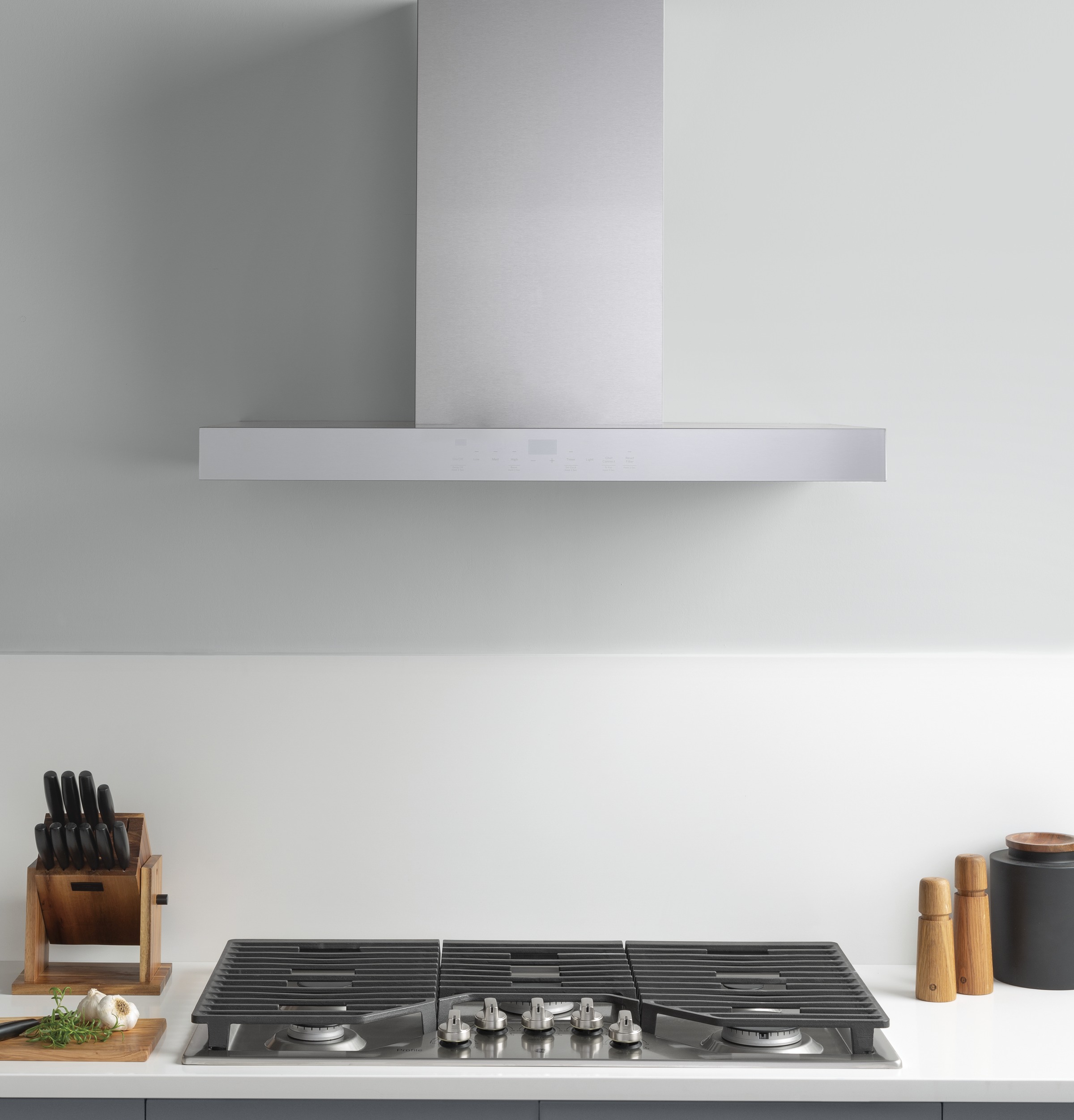 GE Profile 36” Smart Designer Wall Mount Hood w/ Perimeter Venting
