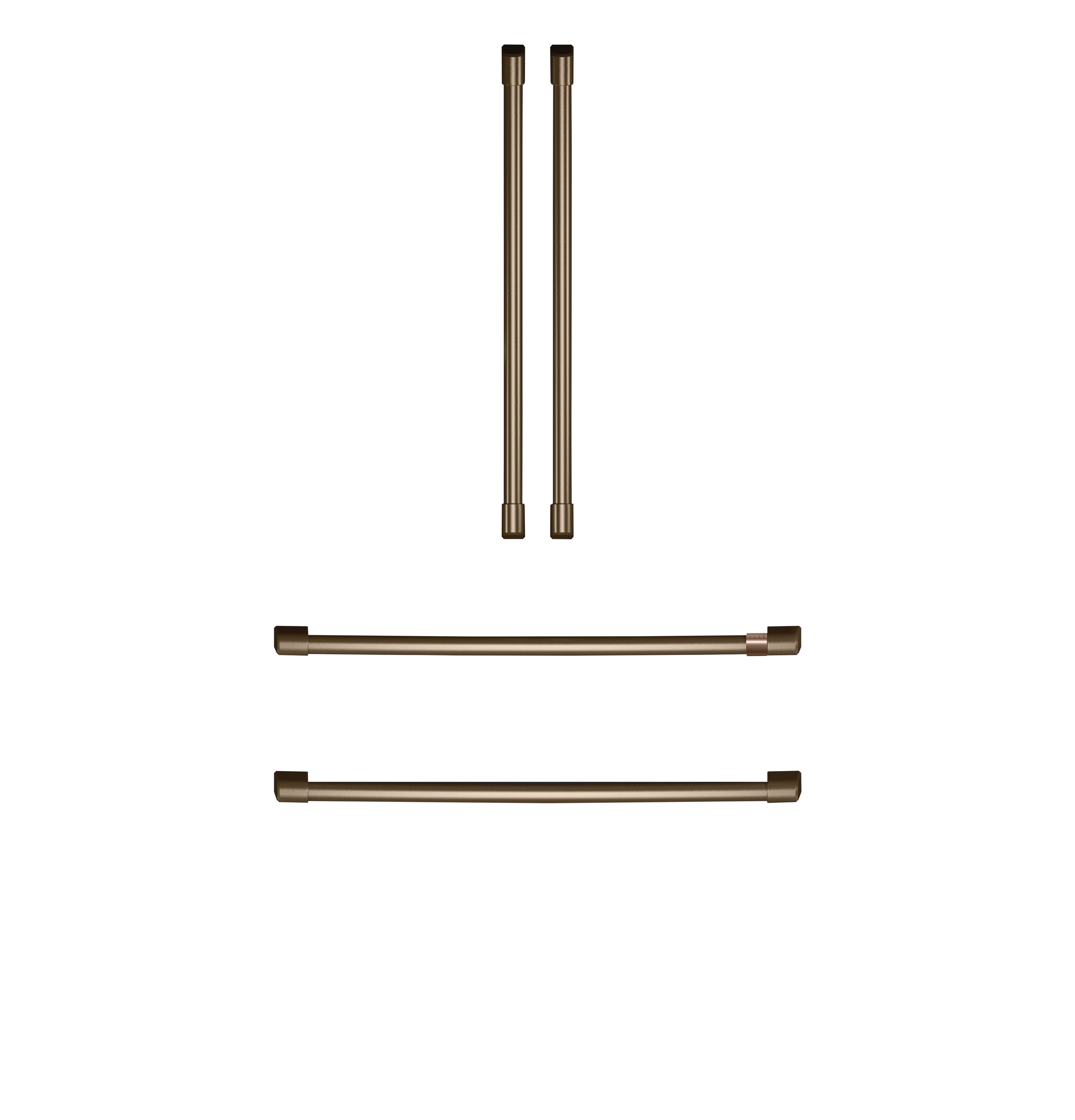 Cafe CAFÉ™ Refrigeration Handle Kit - Brushed Bronze