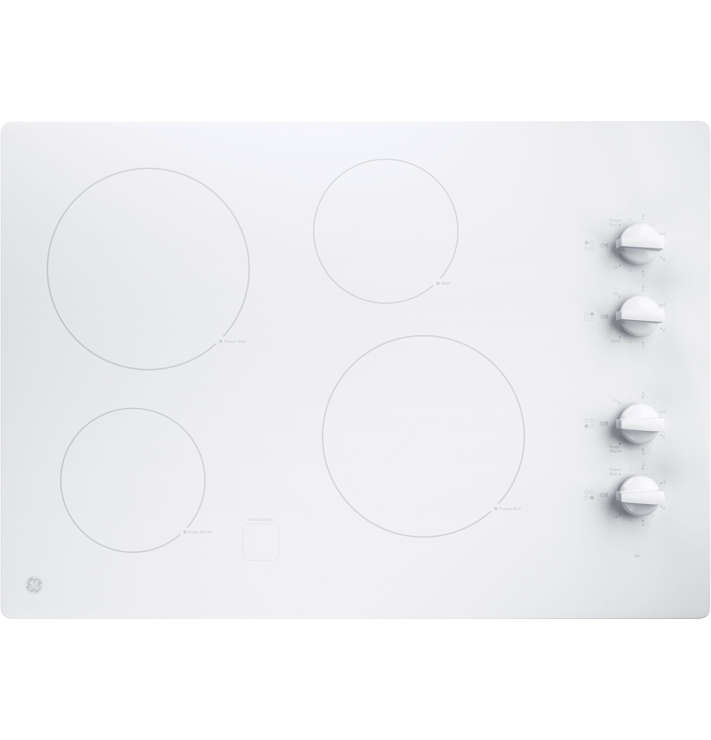 GE GE® 30" Built-In Knob Control Electric Cooktop