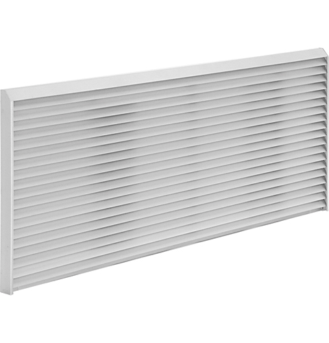 GE Zoneline architectural rear grille - aluminum