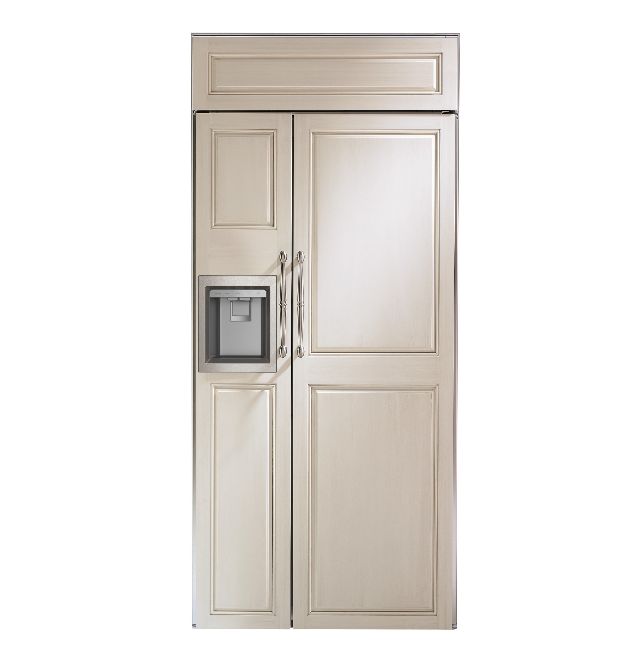 Monogram Monogram 36" Panel-Ready Built-In Side-by-Side Refrigerator with Dispenser
