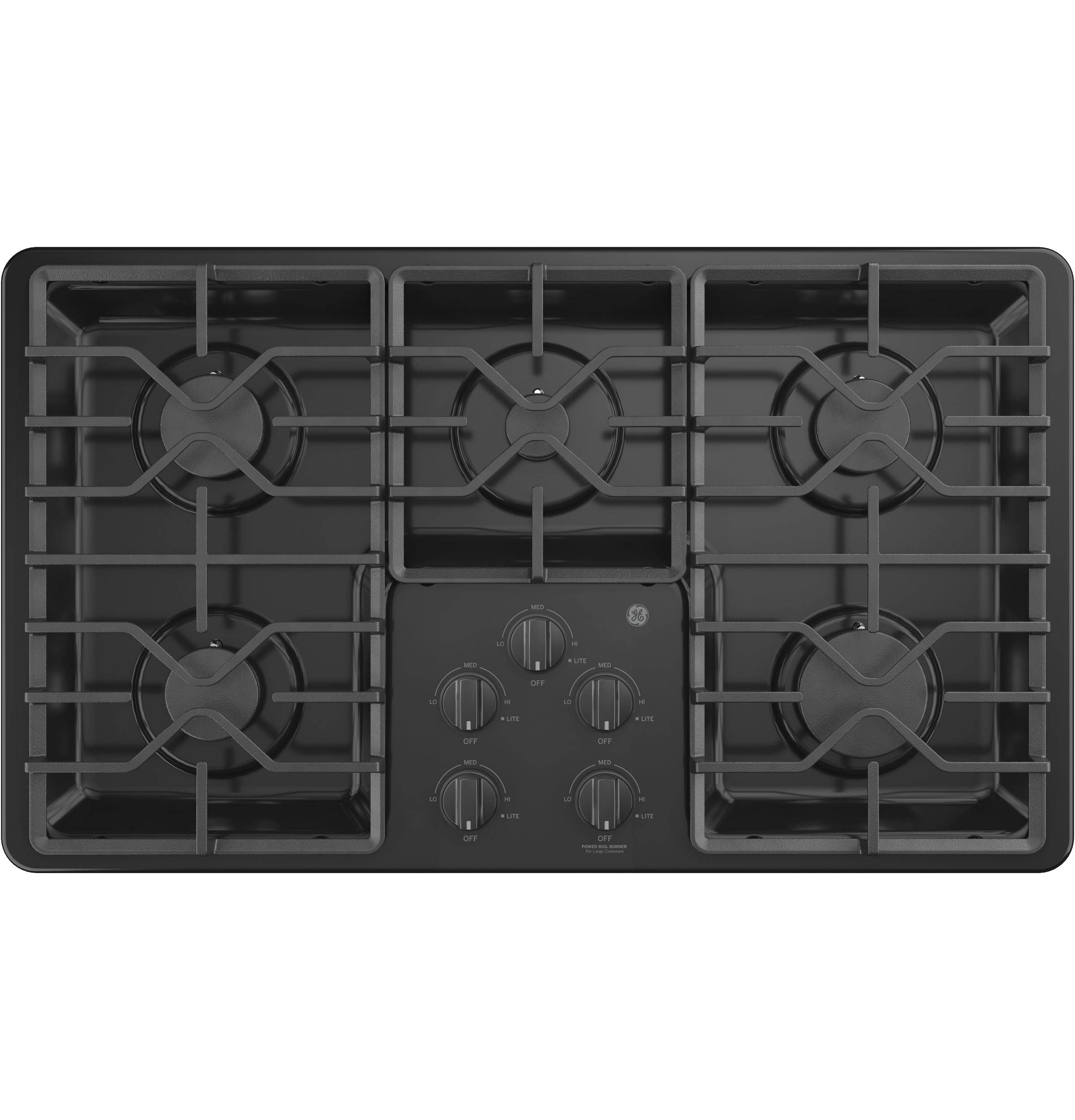 GE GE® 36" Built-In Gas Cooktop with Dishwasher-Safe Grates
