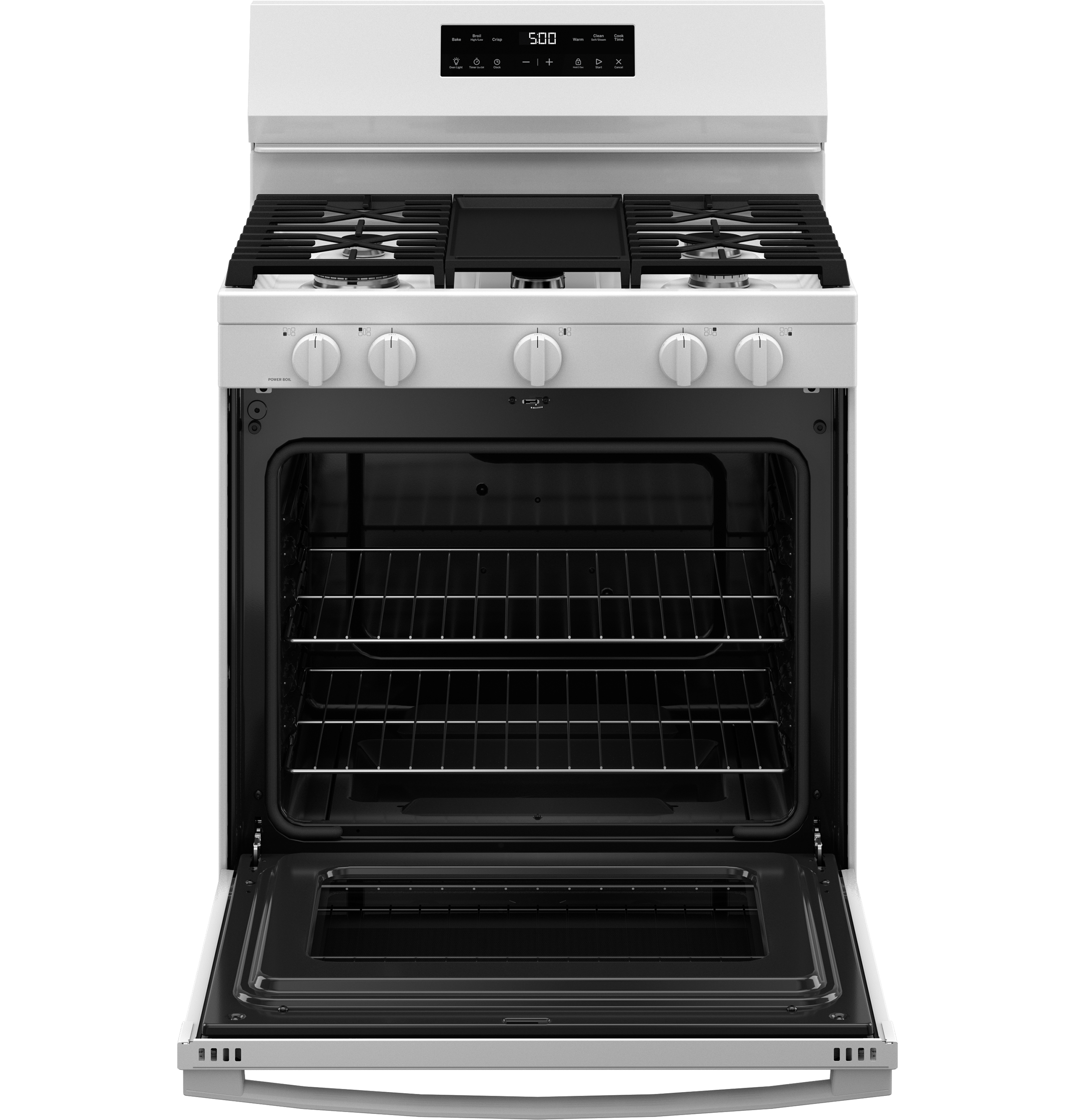 Model: GGF500PVWW | GE GE® 30" Free-Standing Gas Range with Crisp Mode