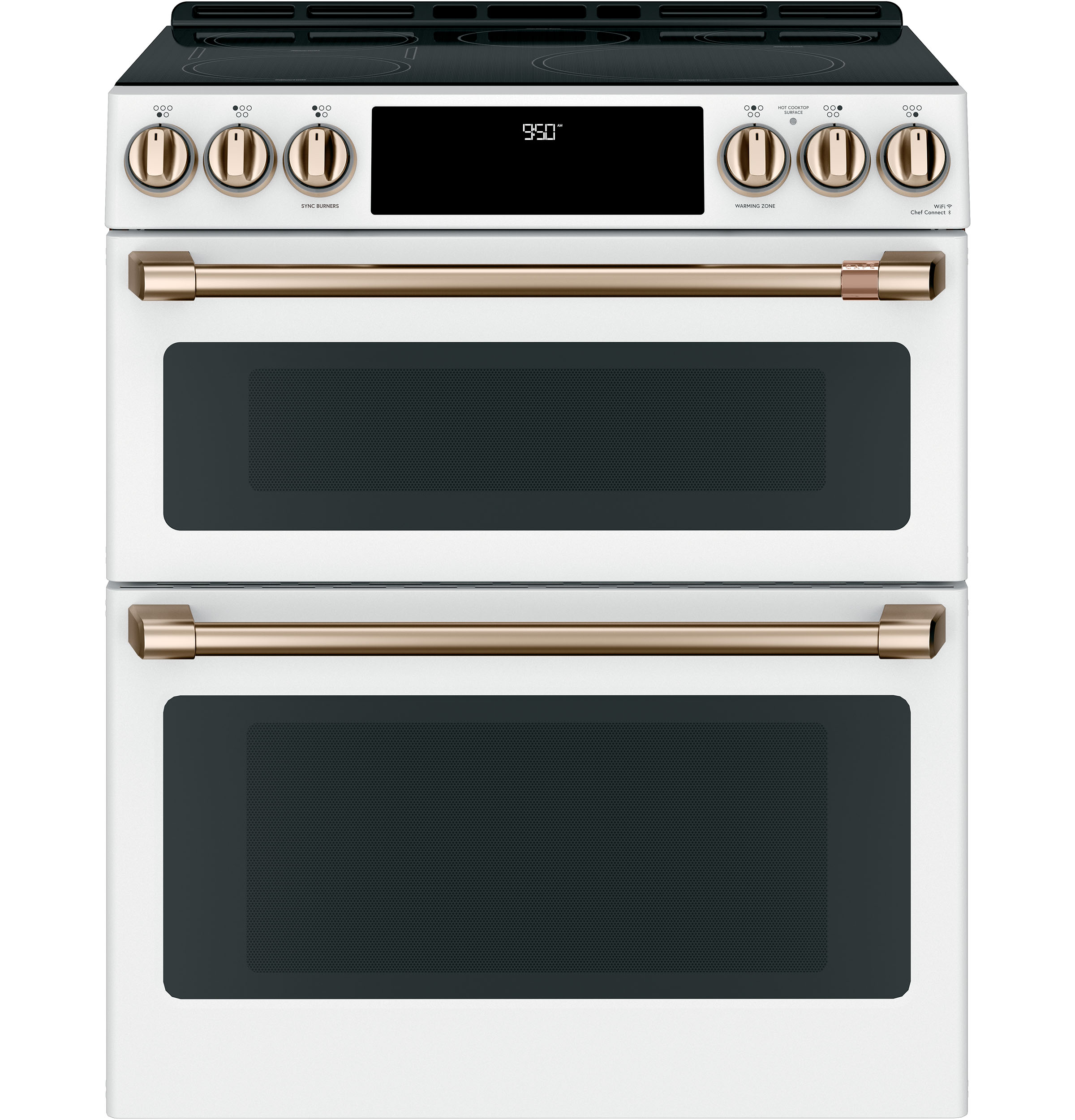 Cafe CAFÉ™ 30" Smart Slide-In, Front-Control, Induction and Convection Double-Oven Range