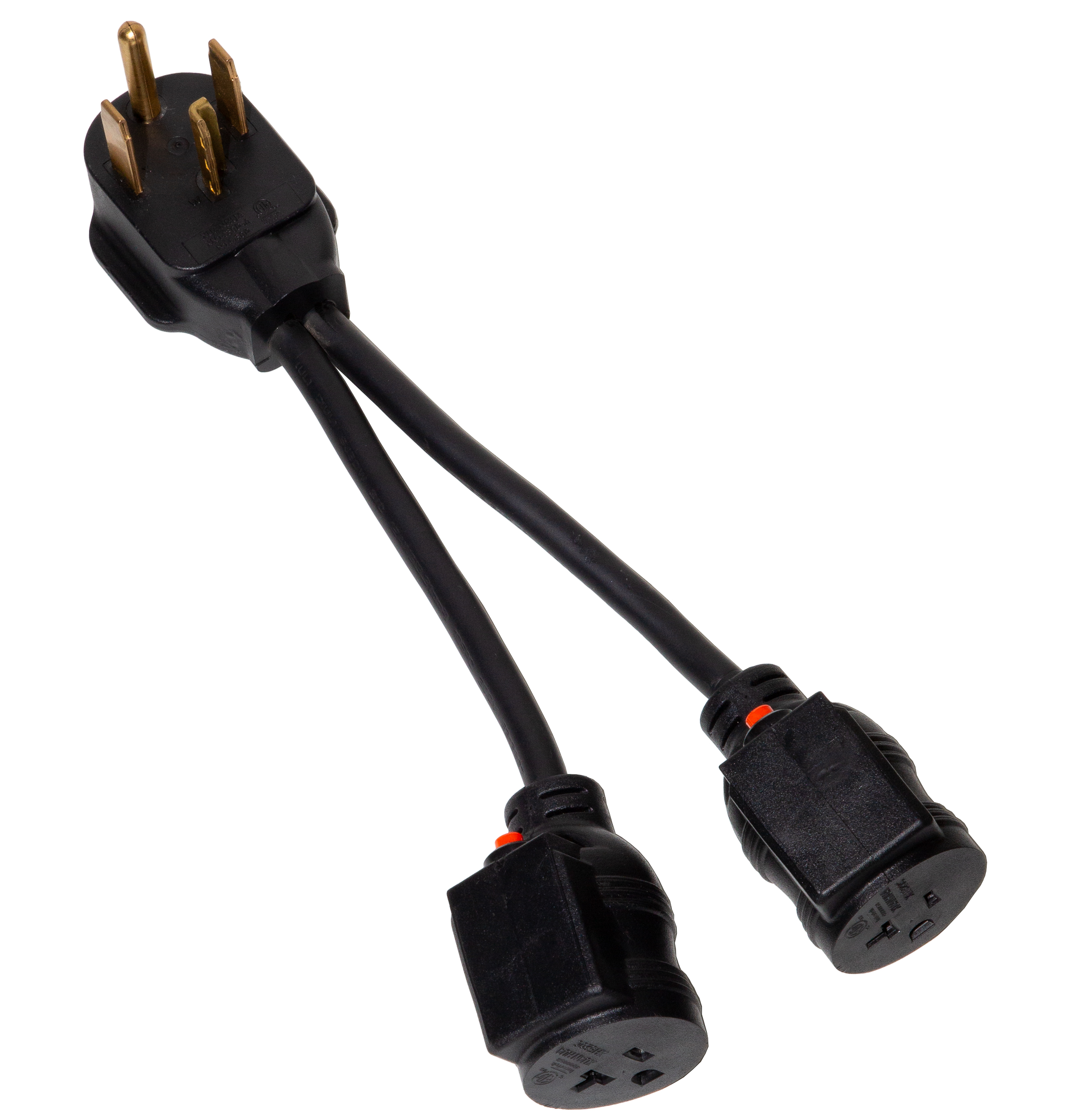 GE 4-Prong 240V to 120V Ultrafast Combo Plug Adapter