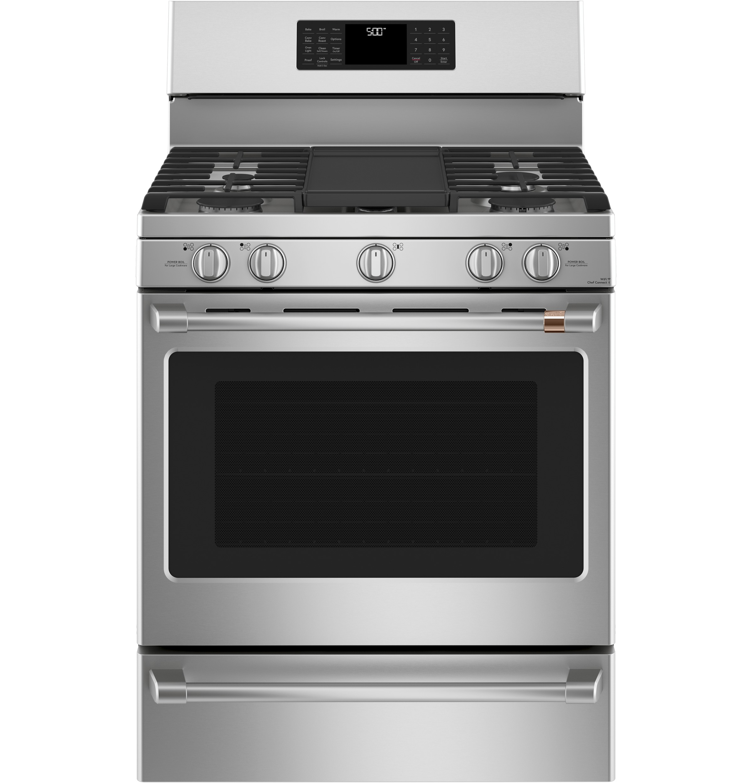Cafe Café™ 30" Smart Free-Standing Gas Range with Convection