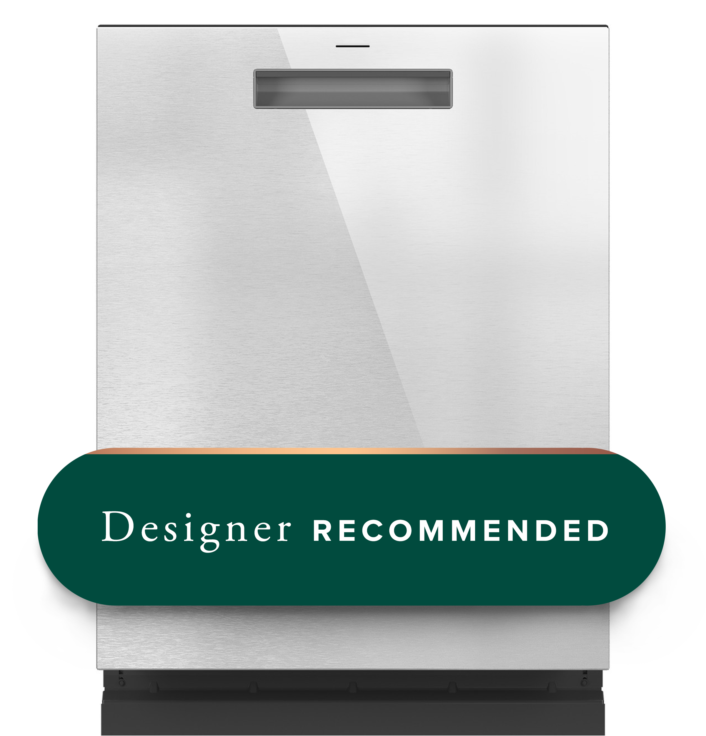Cafe CAFÉ™ CustomFit ENERGY STAR Stainless Interior Smart Dishwasher with Ultra Wash Top Rack and LED Lights, 39 dBA in Platinum Glass