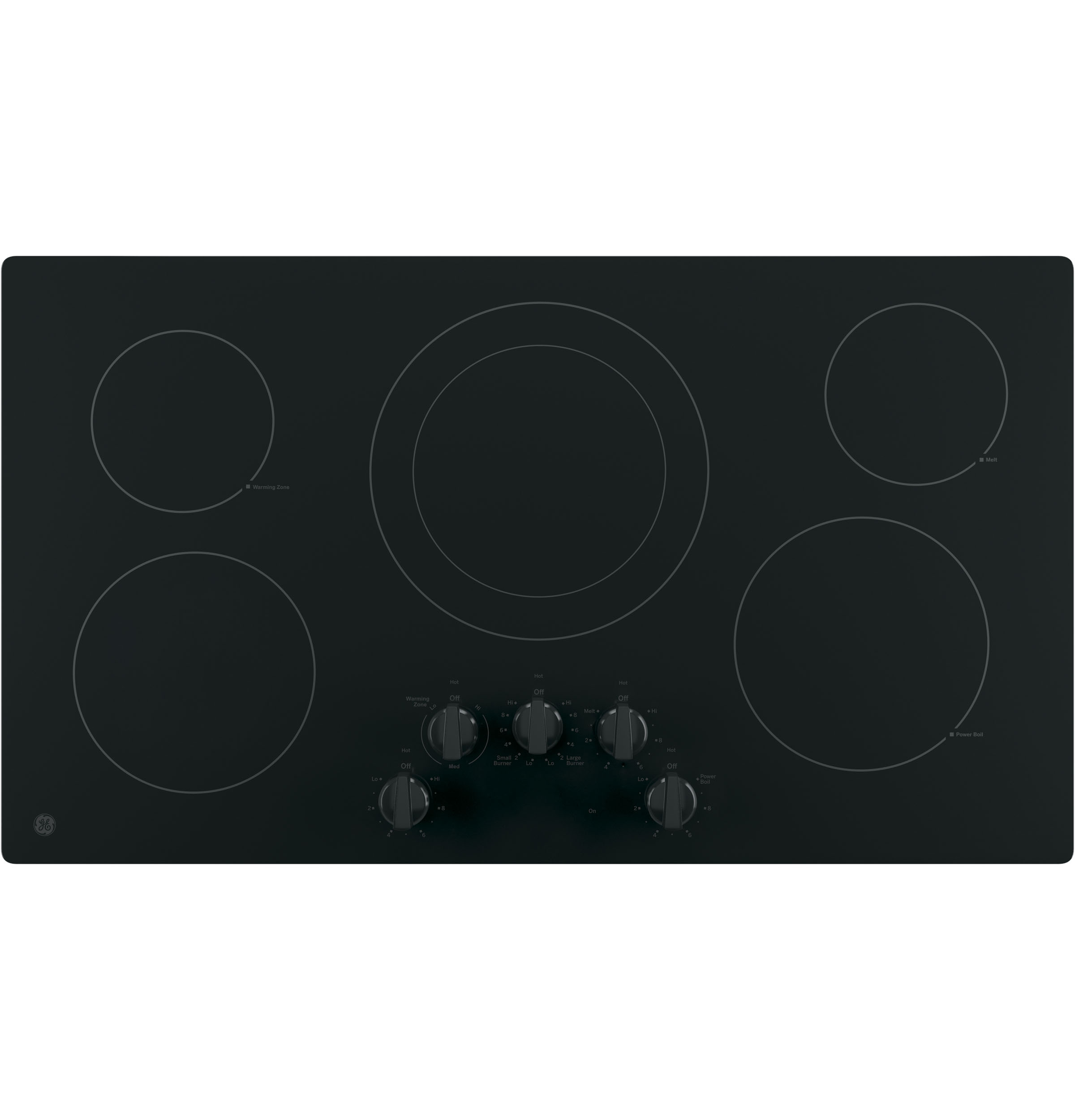 GE GE® 36" Built-In Knob Control Electric Cooktop
