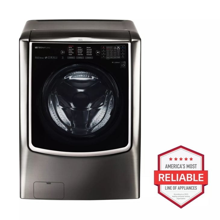 LG Signature LG SIGNATURE 5.8 cu. ft. Large Smart Wi-Fi Enabled Front Load Washer
