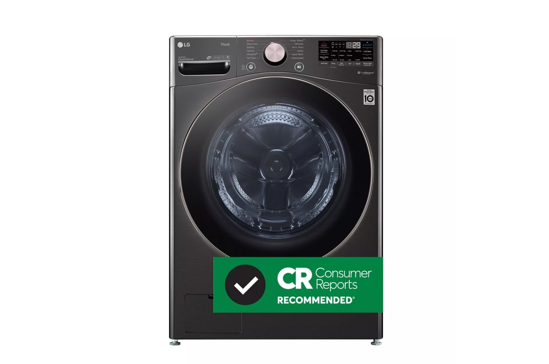 LG 4.5 cu. ft. Ultra Large Capacity Smart wi-fi Enabled Front Load Washer with TurboWash 360 and Built-In Intelligence