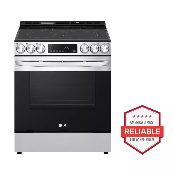 LG 6.3 cu ft. Smart Wi-Fi Enabled Fan Convection Electric Slide-in Range with Air Fry & EasyClean