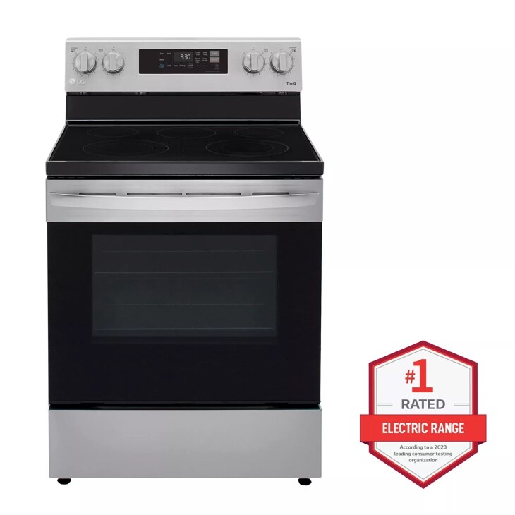 LG 6.3 cu ft. Smart Wi-Fi Enabled Electric Range with EasyClean