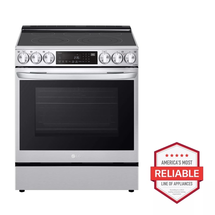 LG 6.3 cu ft. Smart Wi-Fi Enabled ProBake Convection InstaView Electric Slide-In Range with Air Fry