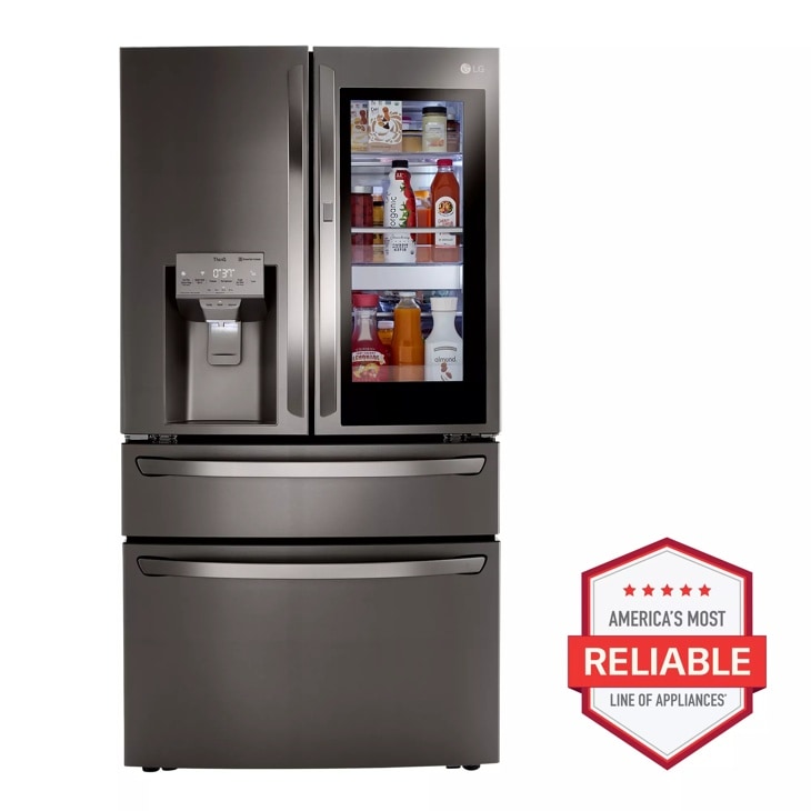LG 23 cu. ft. Smart InstaView Door-in-Door Counter-Depth Refrigerator with Craft Ice