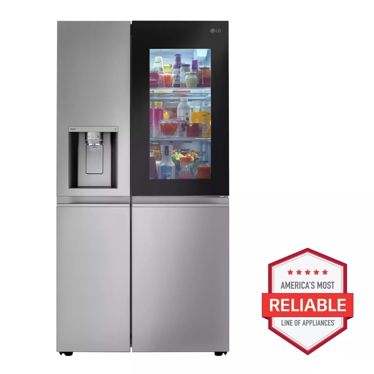 LG 27 cu. ft. Side-By-Side InstaView Refrigerator