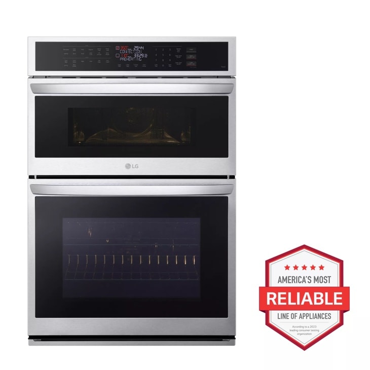LG 1.7/4.7 cu. ft. Smart Combination Wall Oven with Convection and Air Fry
