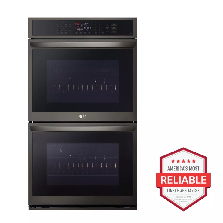 LG 9.4 cu. ft. Smart Double Wall Oven with Convection and Air Fry