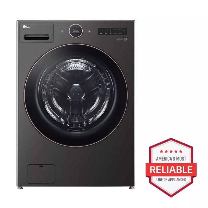 LG 5.0 cu. ft. Mega Capacity Smart Front Load ENERGY STAR Washer with TurboWash 360 and AI DD Built-In Intelligence