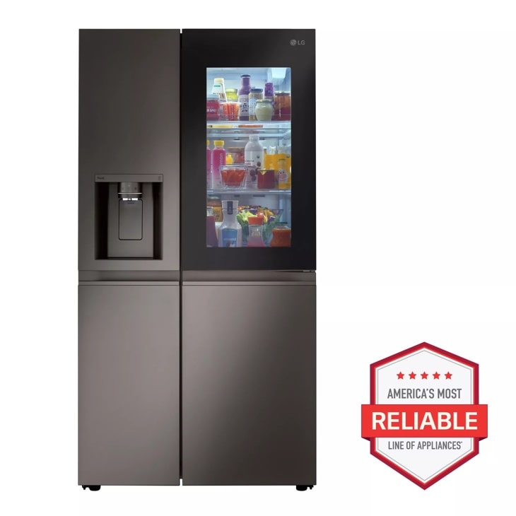 LG 27 cu. ft. Side-By-Side InstaView Refrigerator