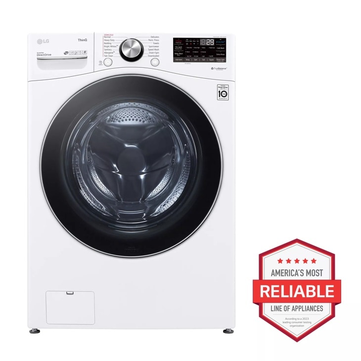 LG 5.0 cu. ft. Mega Capacity Smart Wi-Fi Enabled Front Load Washer with TurboWash 360 and Built-In Intelligence