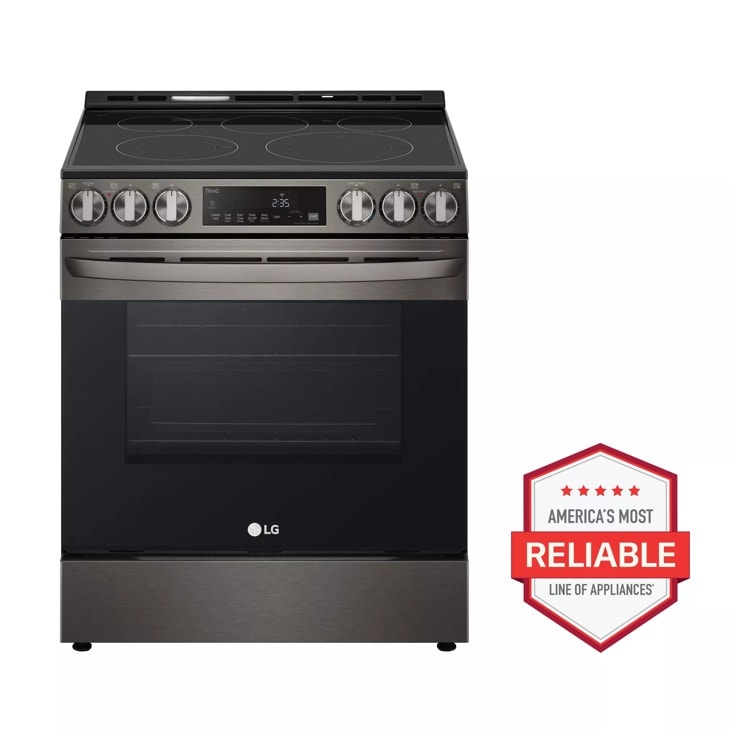 LG 6.3 cu ft. Smart Wi-Fi Enabled Fan Convection Electric Slide-in Range with Air Fry & EasyClean