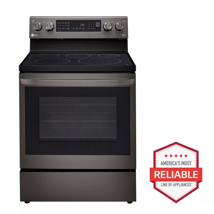 LG 6.3 cu ft. Smart Wi-Fi Enabled True Convection InstaView Electric Range with Air Fry