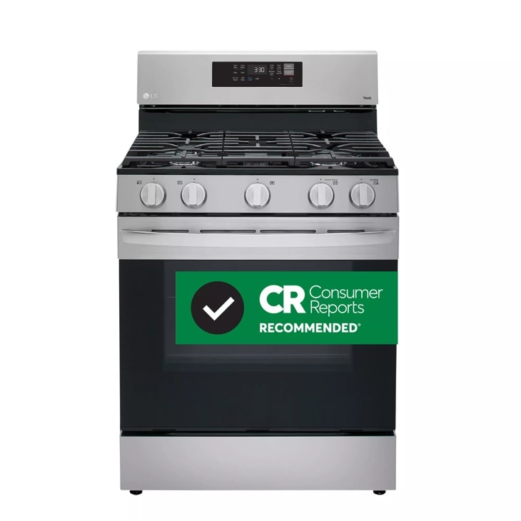 LG 5.8 cu ft. Smart Wi-Fi Enabled Fan Convection Gas Range with Air Fry & EasyClean