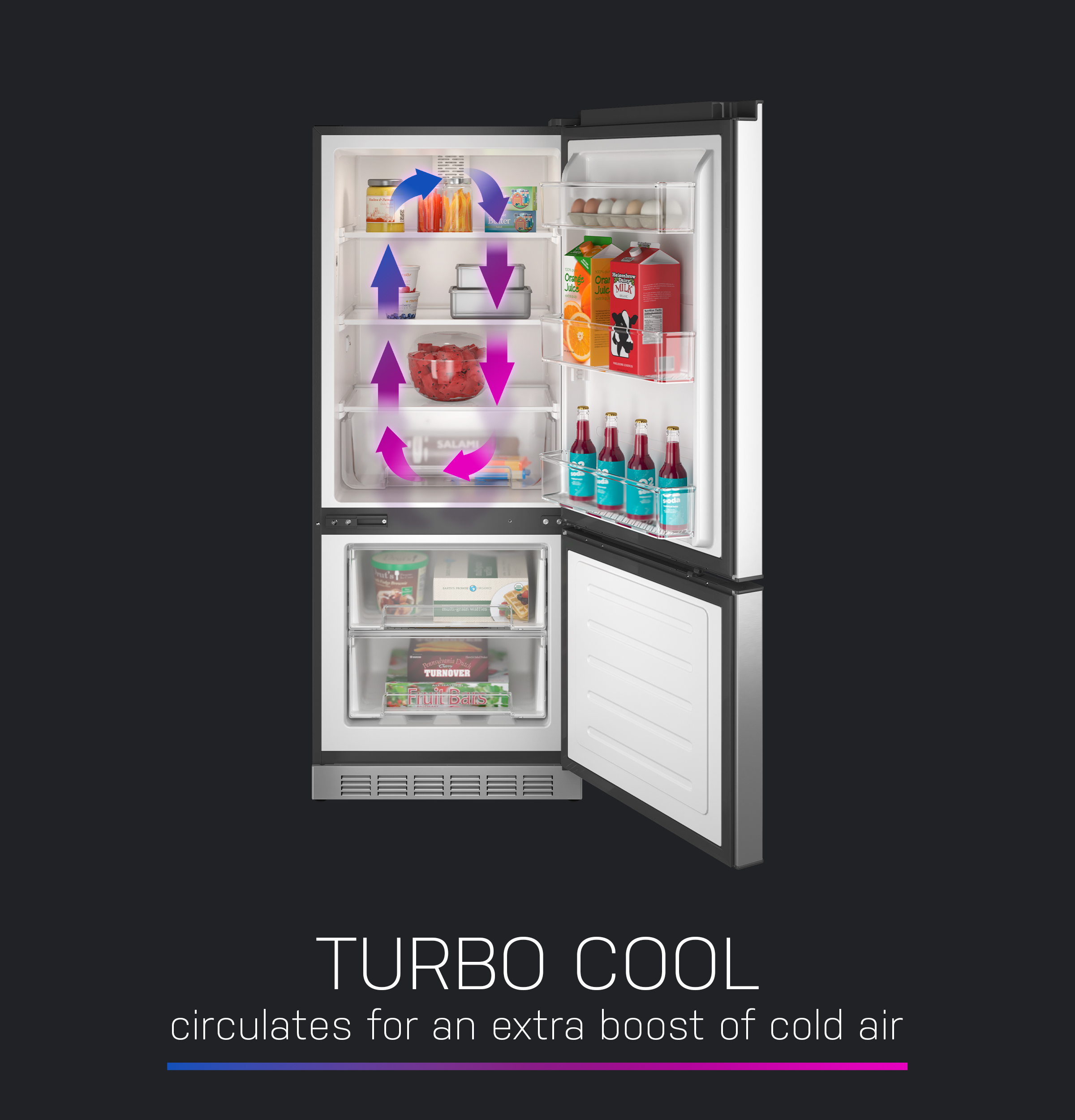 GE Profile GE Profile™ 10.0 cu. ft. 12V DC Bottom Freezer Refrigerator
