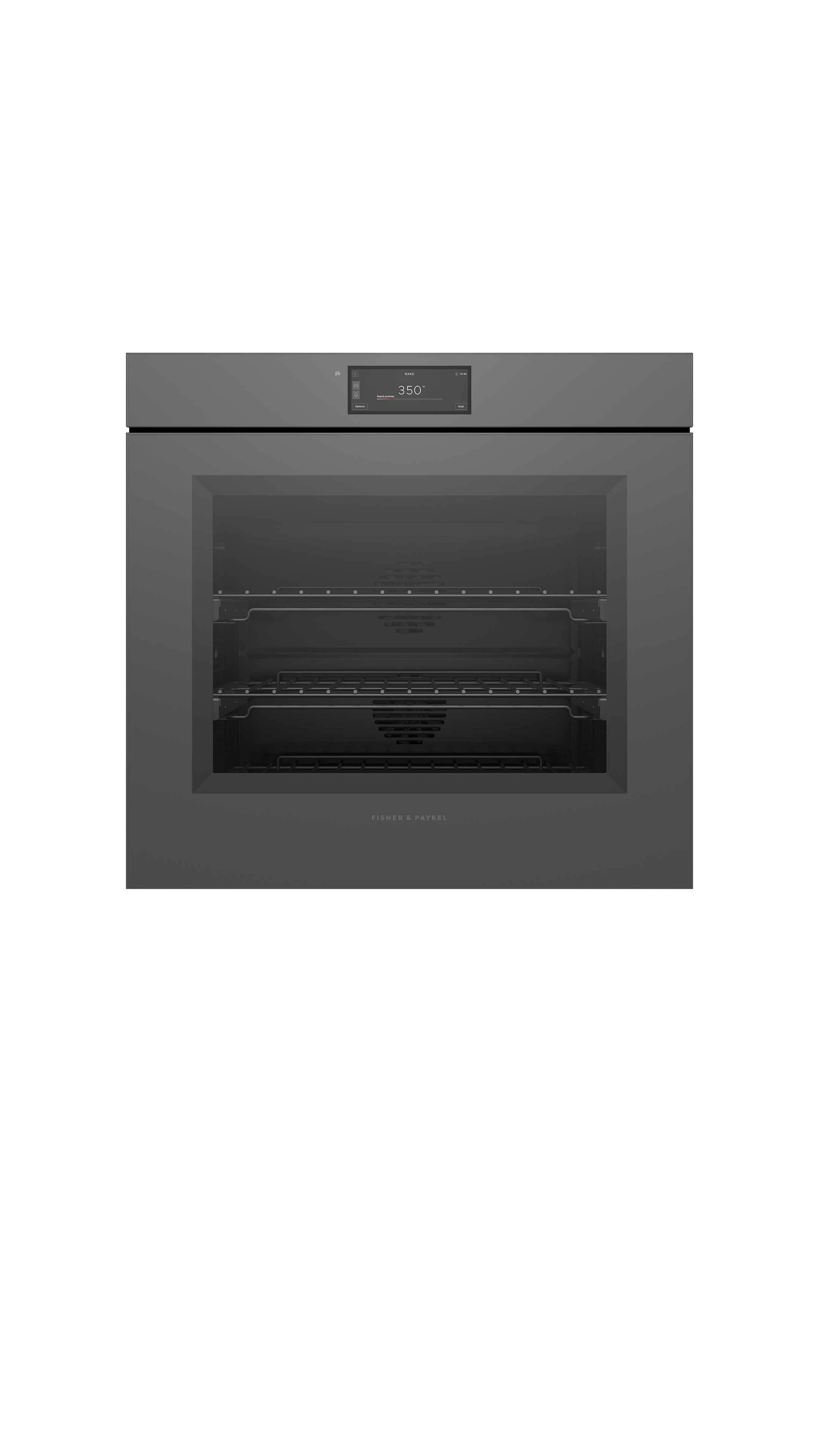 Fisher and Paykel 30" Series 9 Minimal Handleless Self-Cleaning Oven