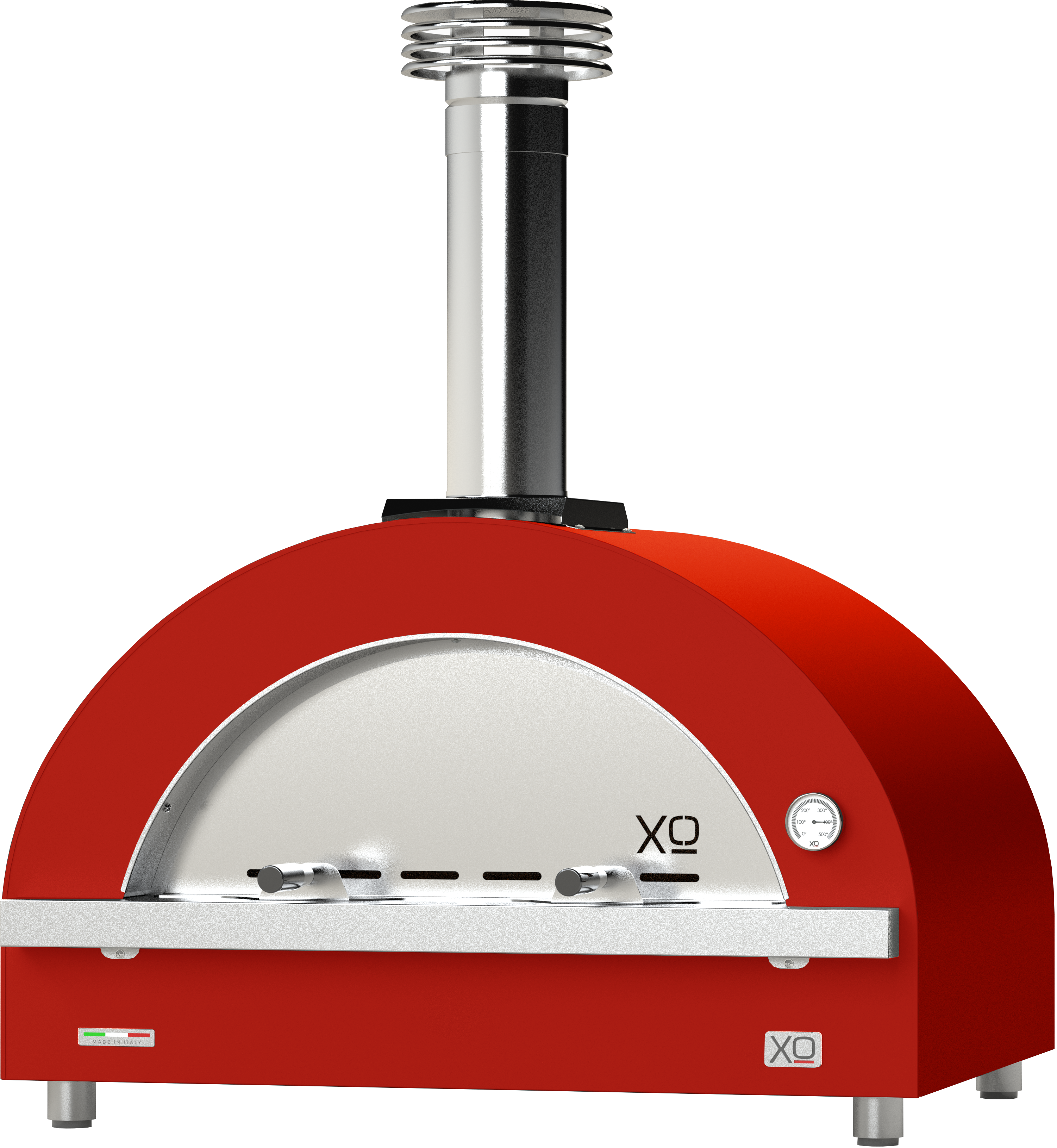 XO Appliances 40 Wood Fired Pizza Oven Rosso (Red)