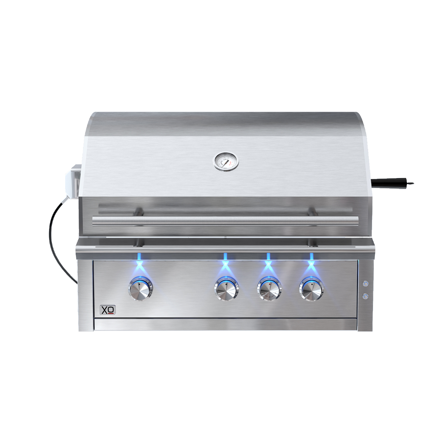 XO Appliances 36 304 Stainless Steel Grill 3 Burner w/ Rotisserie Rear Burner LP