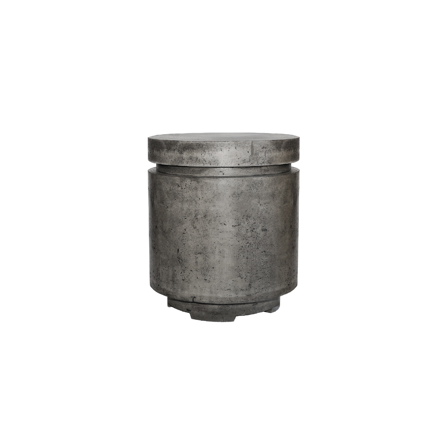 XO Appliances Matching round LP tank enclosure GFRC Gray