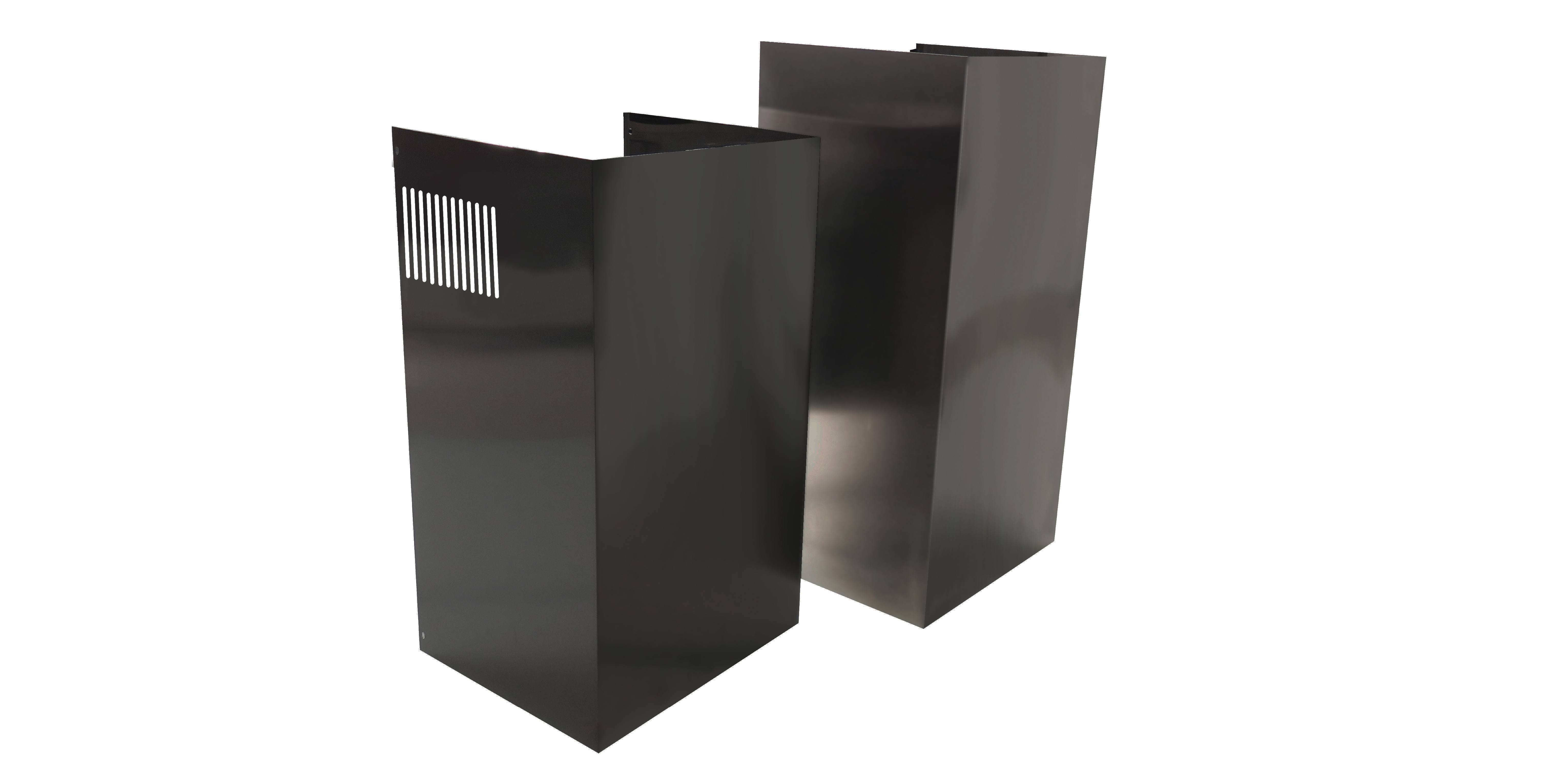XO Appliances Duct Cover Extension For 10' Ceiling Fits XOB Black