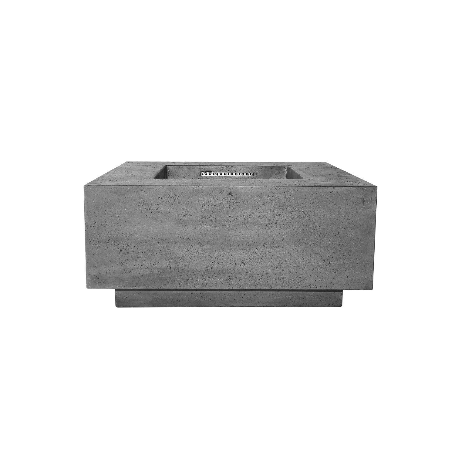 XO Appliances Fire square table 36 x 36 Natural gas fired GFRC Gray