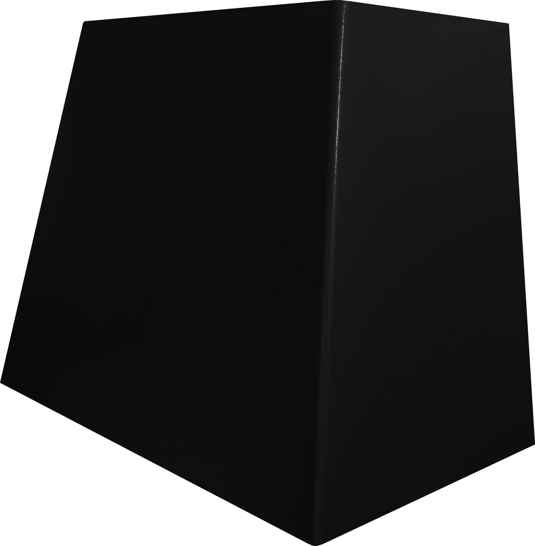 XO Appliances Designer Hood Canopy Matte Black W36 x D23 x H30, XOIL3619 insert liner purchase required