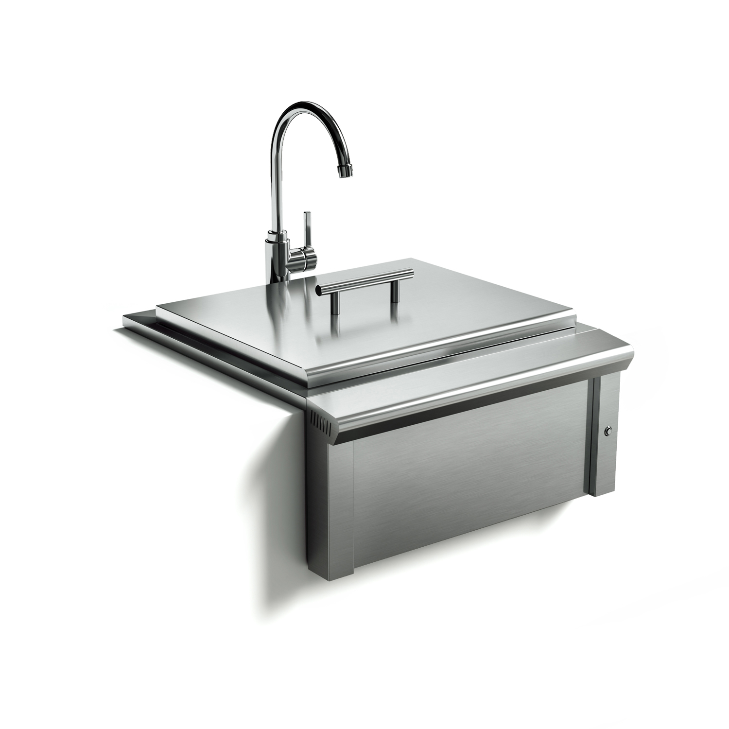 XO Appliances 24 304 Stainless Steel Apron Sink and Faucet
