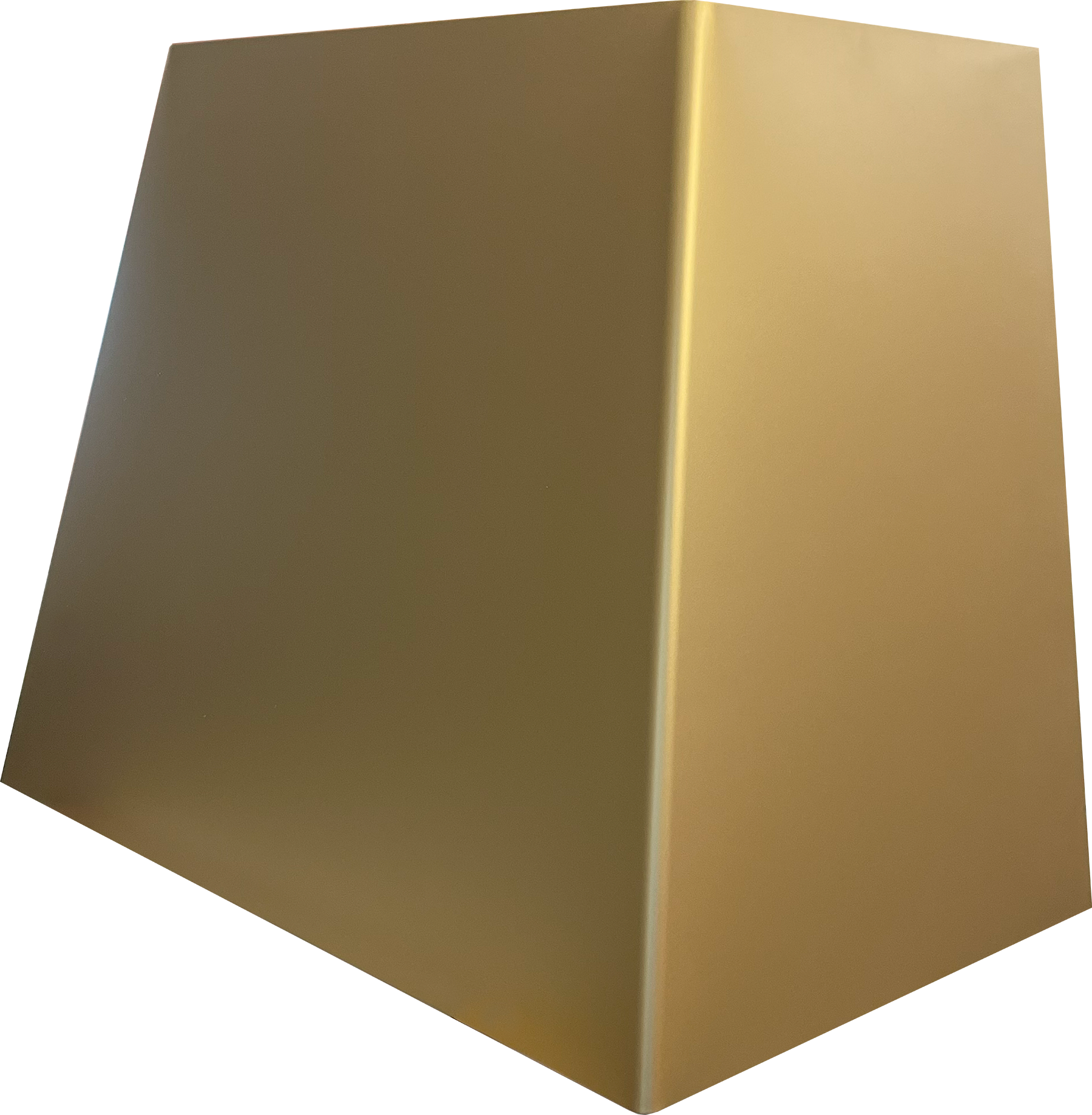 XO Appliances Designer Hood Canopy Satin Gold W36 x D23 x H30, XOIL3619 insert liner purchase required