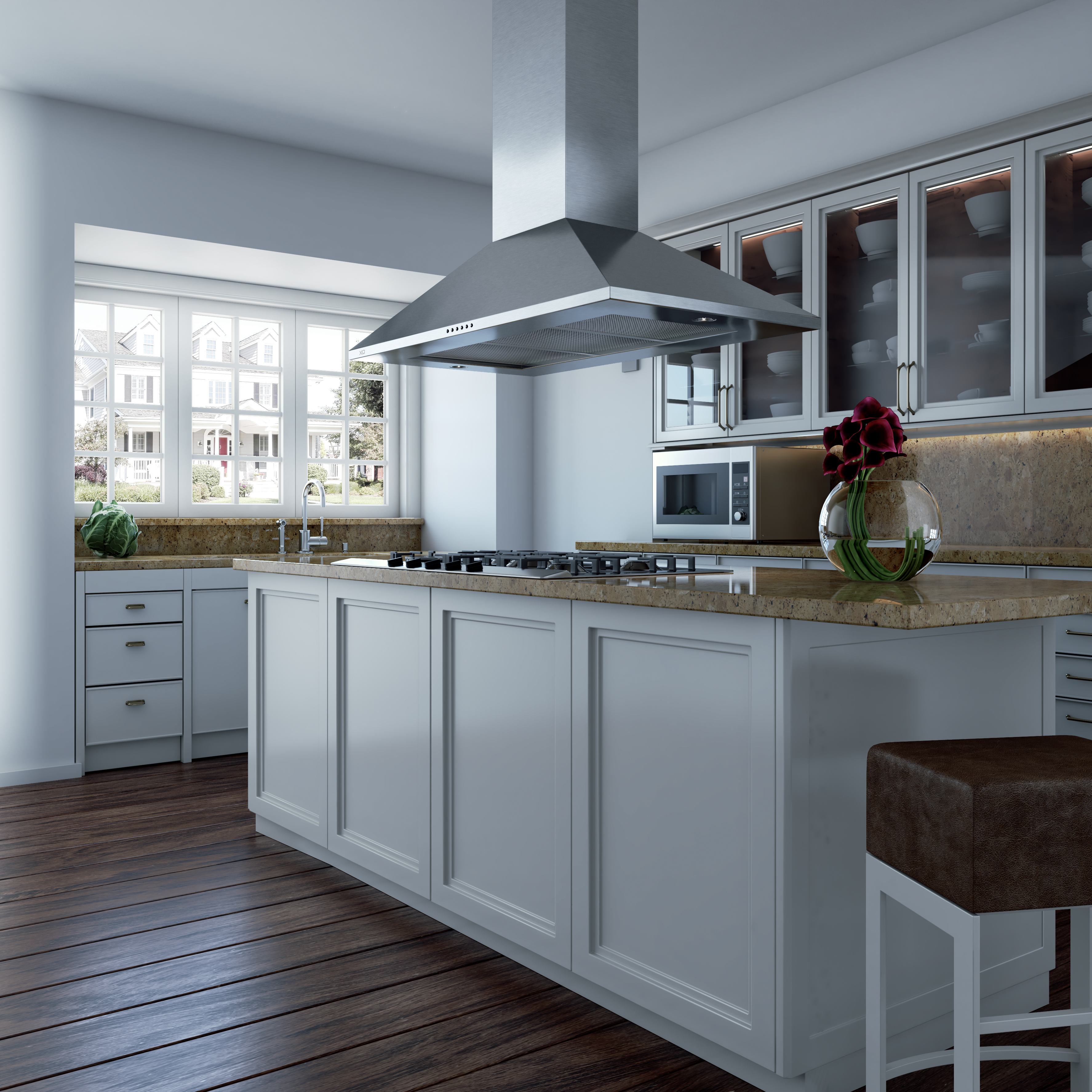 XO Appliances XOBI Series 42 Island Convertible Hood
