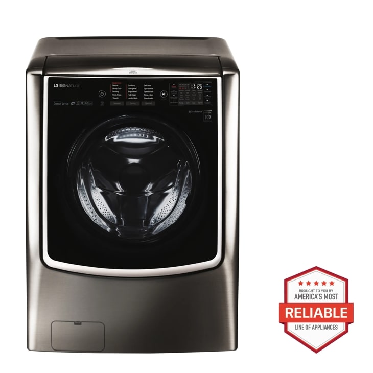 Model: WM9500HKA | LG Signature LG SIGNATURE 5.8 cu. ft. Large Smart Wi-Fi Enabled Front Load Washer