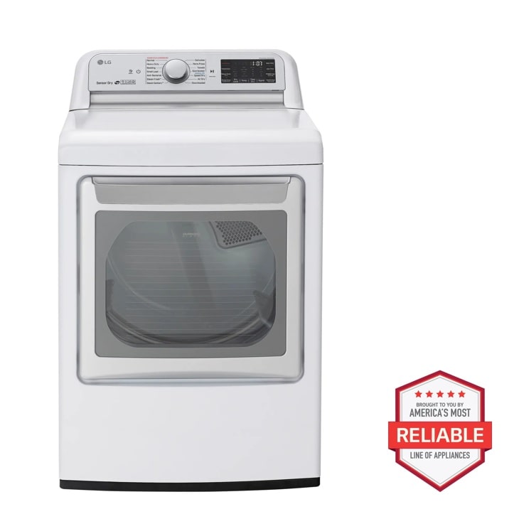 Model: DLEX7800WE | LG 7.3 cu.ft. Smart wi-fi Enabled Electric Dryer with TurboSteam
