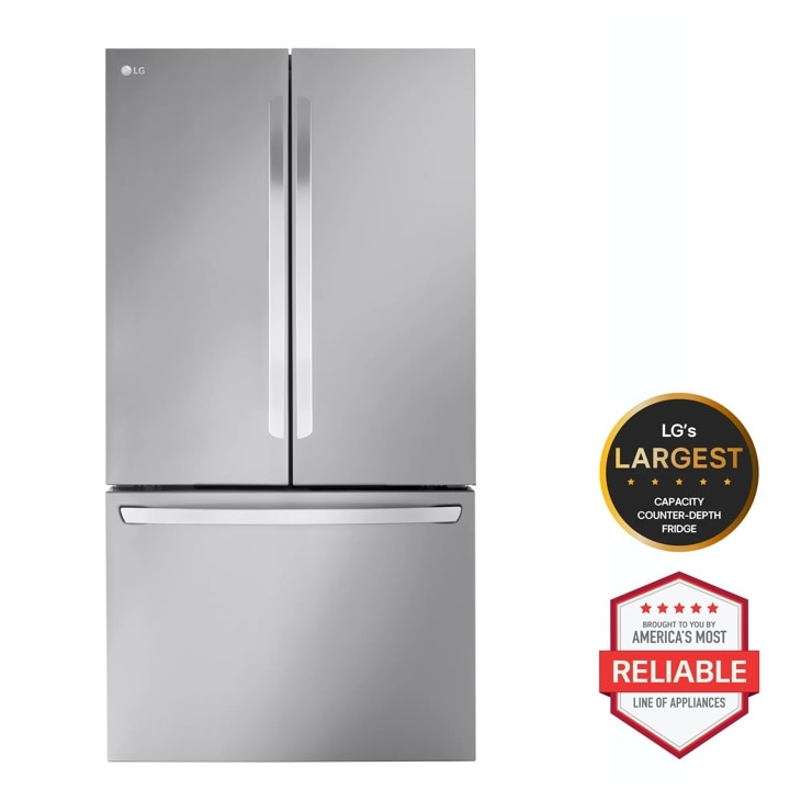 Model: LRFLC2706S | LG 27 cu. ft. Smart Counter-Depth MAX French Door Refrigerator
