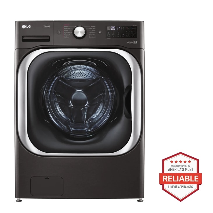 Model: WM8900HBA | LG 5.2 cu. ft. Mega Capacity Smart Wi-Fi Enabled Front Load Washer with TurboWash and Built-In Intelligence