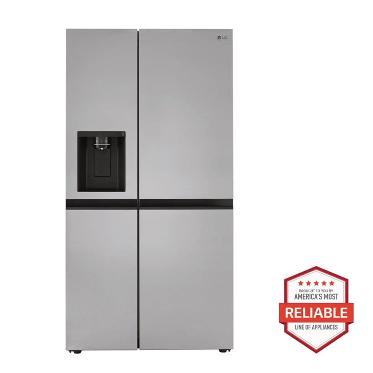 Model: LRSXC2306S | LG 23 cu. ft. Side-by-Side Counter-Depth Refrigerator with Smooth Touch Dispenser
