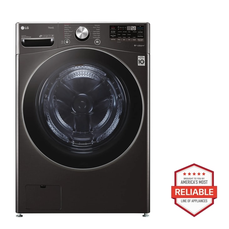 Model: WM4200HBA | LG 5.0 cu. ft. Mega Capacity Smart Wi-Fi Enabled Front Load Washer with TurboWash 360 and Built-In Intelligence