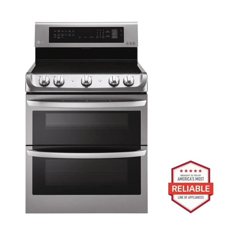 Model: LDE4413ST | LG 7.3 cu. ft. Electric Double Oven Range with ProBake Convection and EasyClean