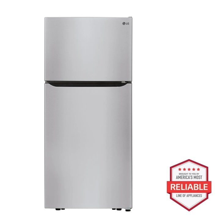 Model: LTCS20020S | LG 20 cu. ft. 30 Inch Wide Top Freezer Refrigerator - Stainless Steel