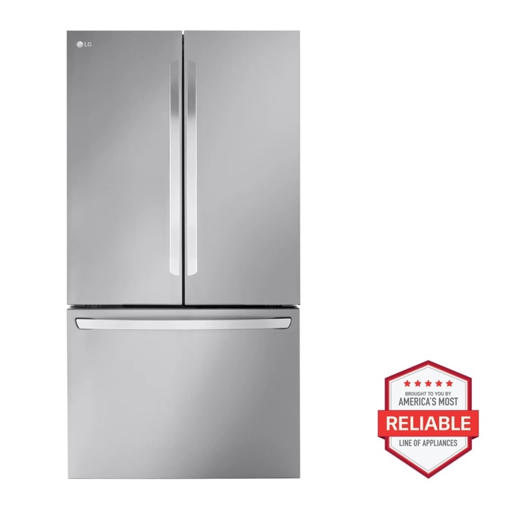 Model: LRFLS3206S | LG 32 cu. ft. 36 Inch MAX French Door Refrigerator - Stainless Steel