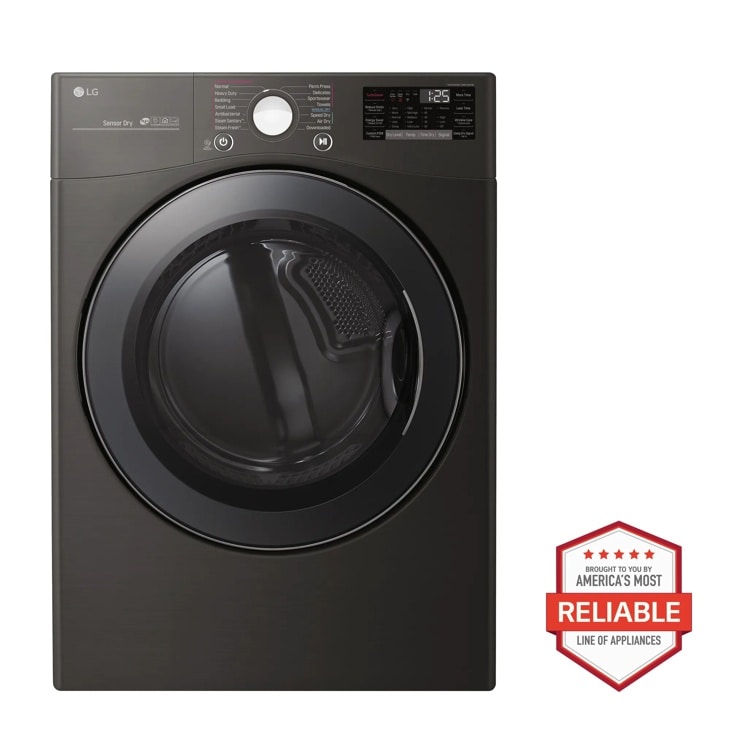 Model: DLEX3900B | LG 7.4 cu.ft. Smart wi-fi Enabled Electric Dryer with TurboSteam