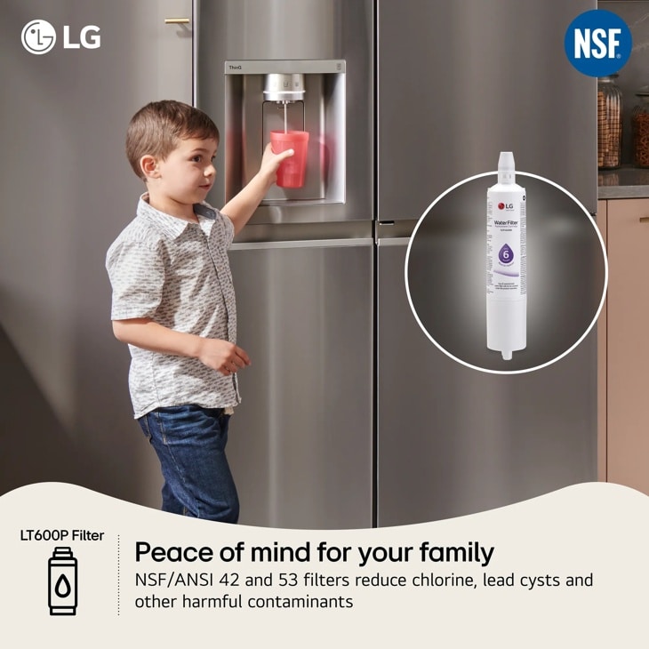 Model: LT600P | LG LG LT600P - 6 Month / 300 Gallon Capacity Replacement Refrigerator Water Filter